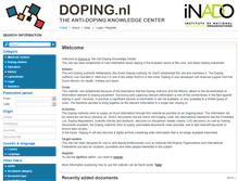 Tablet Screenshot of doping.nl